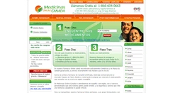 Desktop Screenshot of medicinasonlinecanada.com